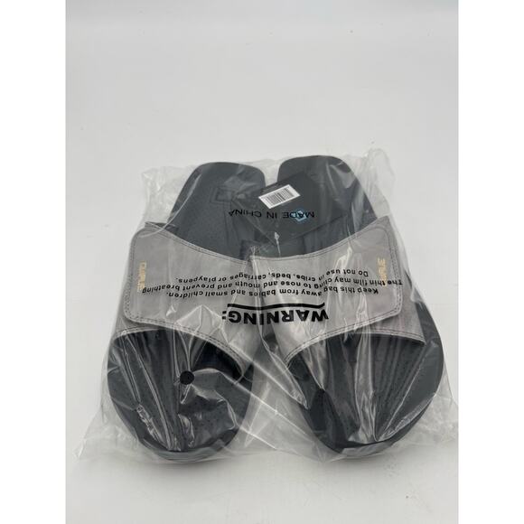 Qwave Men's Comfort Slide, Grey, Size 10/11 - Picture 4 of 4